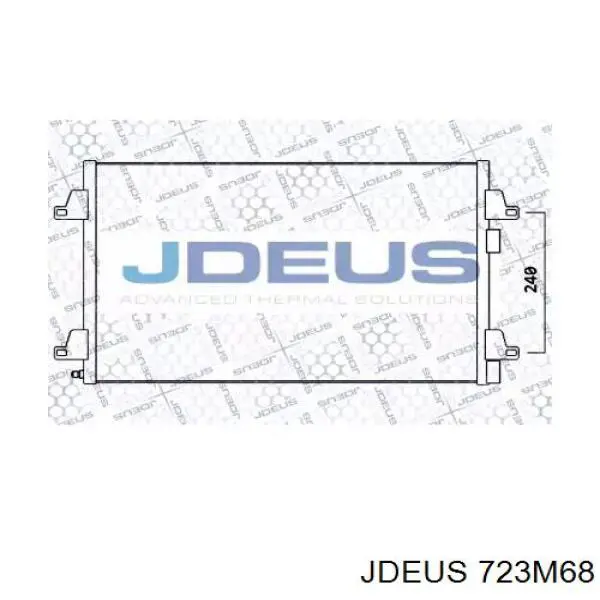 Радиатор кондиционера 723M68 Jdeus