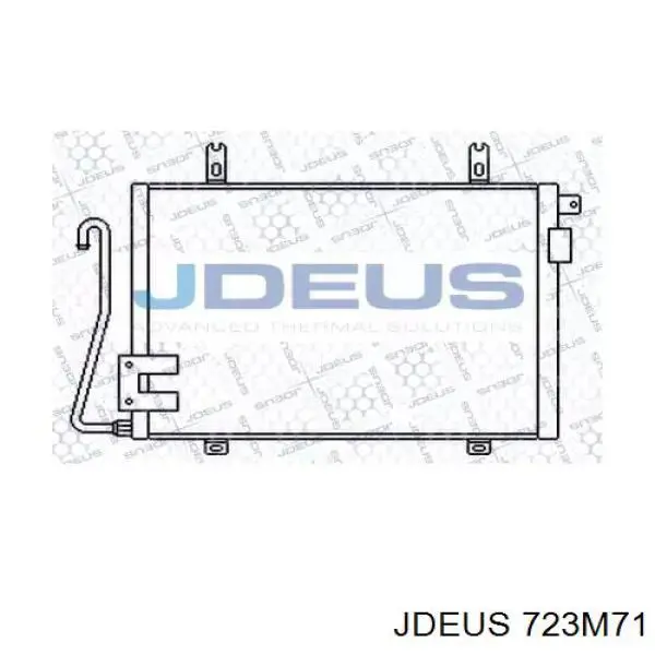 Радиатор кондиционера 723M71 Jdeus