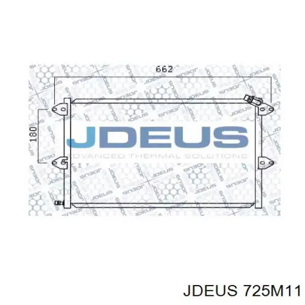 Радиатор кондиционера 725M11 Jdeus