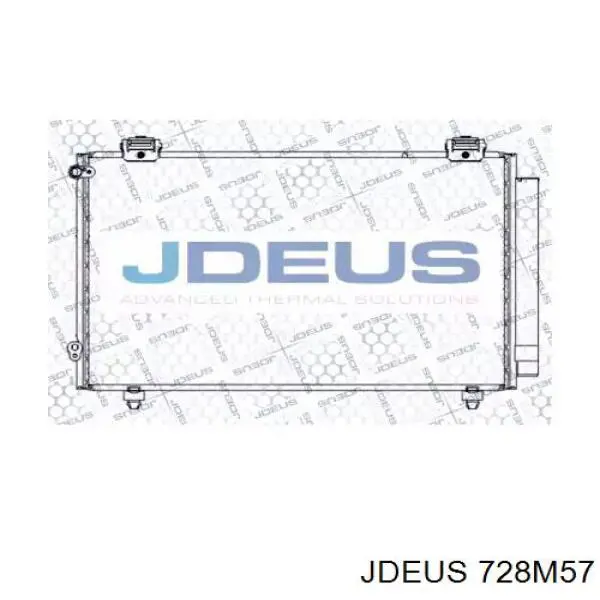 Радиатор кондиционера 728M57 Jdeus