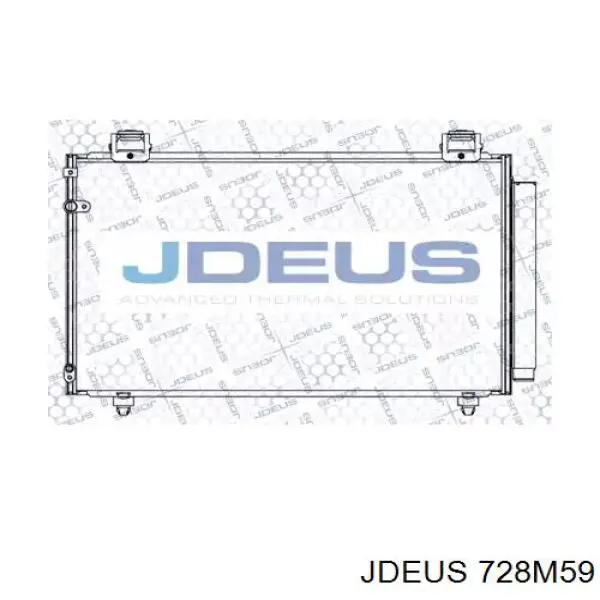 Радиатор кондиционера 728M59 Jdeus