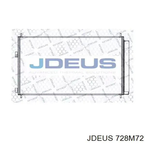 Радиатор кондиционера 728M72 Jdeus