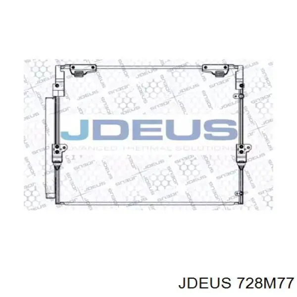 Радиатор кондиционера 728M77 Jdeus