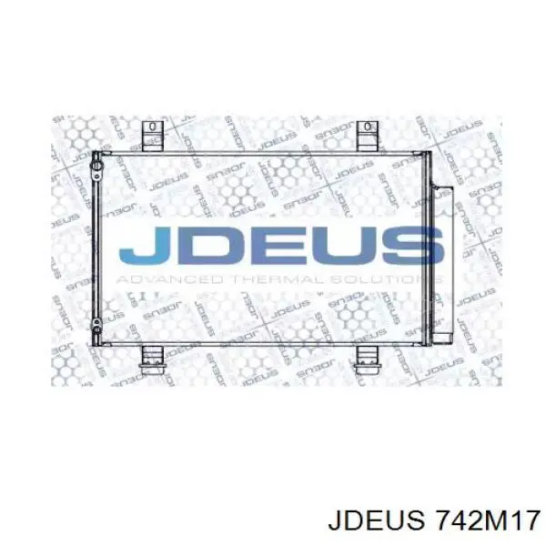 Радиатор кондиционера 742M17 Jdeus