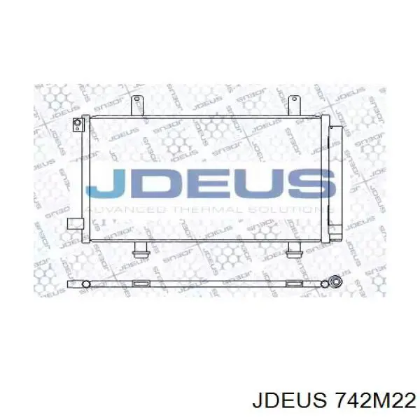 Радиатор кондиционера 742M22 Jdeus