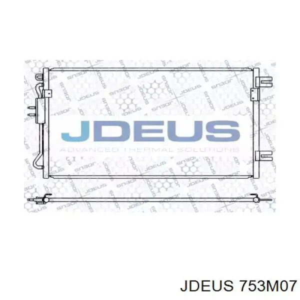 Радиатор кондиционера 753M07 Jdeus