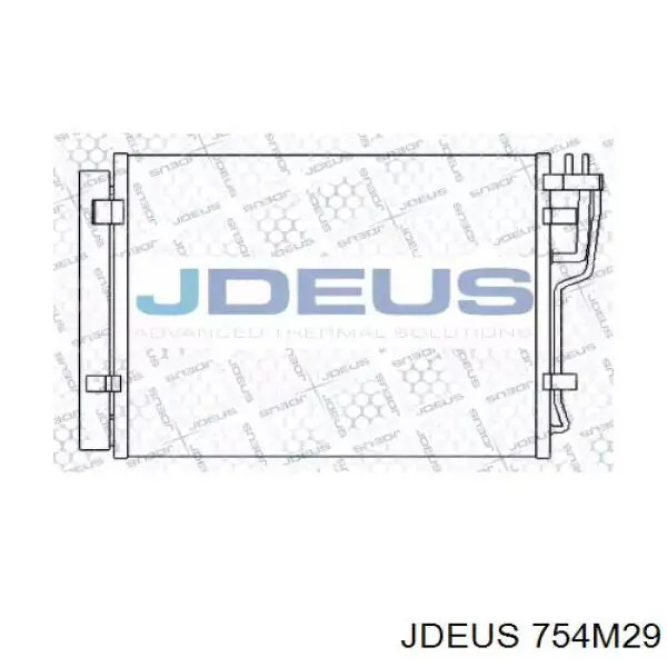 Радиатор кондиционера 754M29 Jdeus