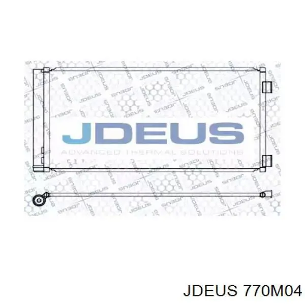 Радиатор кондиционера 770M04 Jdeus