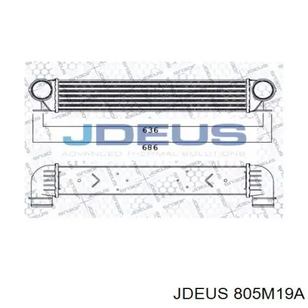 Интеркулер 805M19A Jdeus