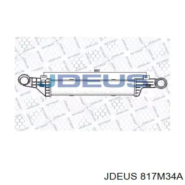 Интеркулер 817M34A Jdeus