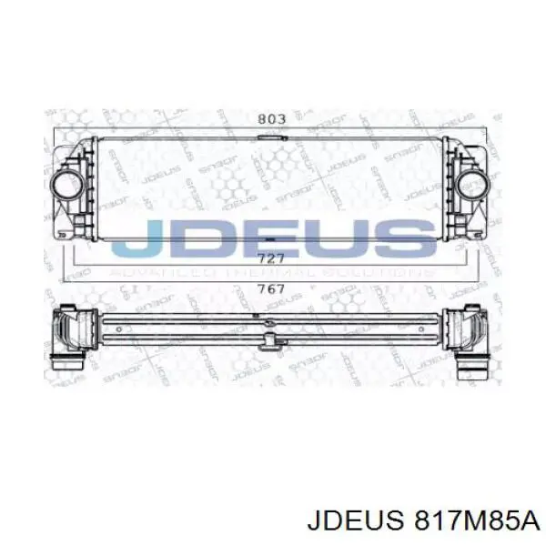 Интеркулер 817M85A Jdeus