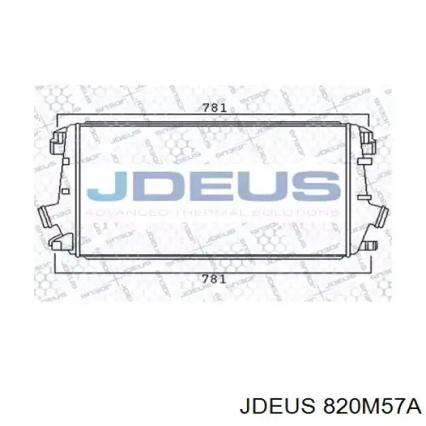 Интеркулер 820M57A Jdeus