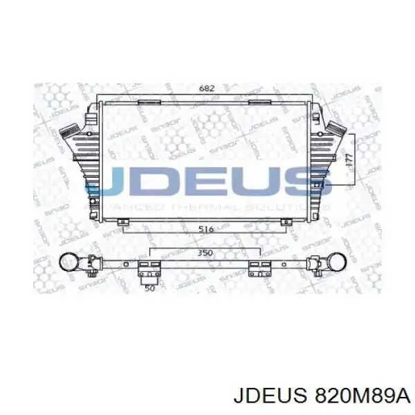 Интеркулер 820M89A Jdeus