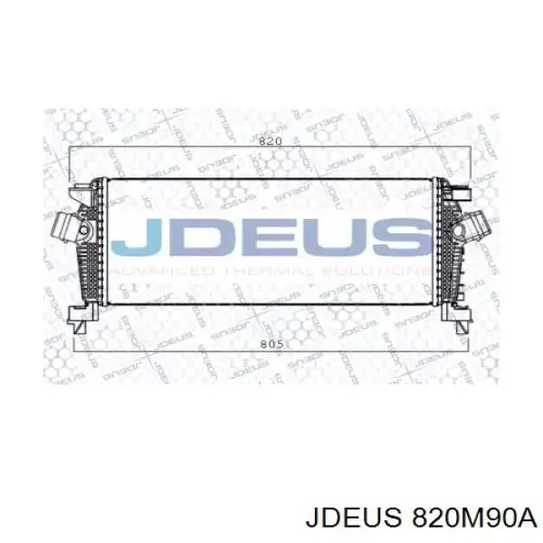 Интеркулер 820M90A Jdeus