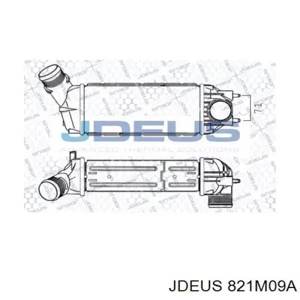 Интеркулер 821M09A Jdeus