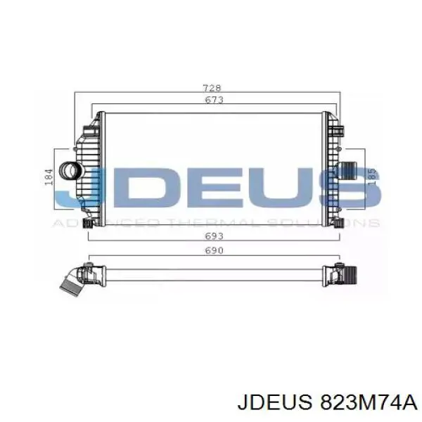 Интеркулер 823M74A Jdeus