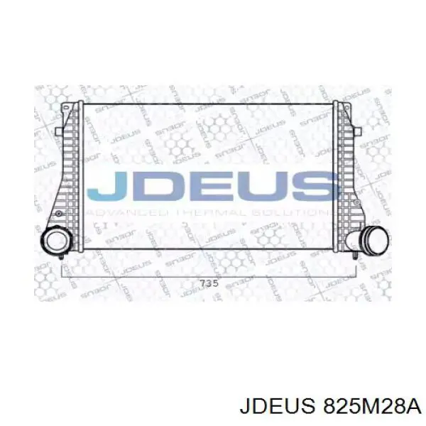 Интеркулер 825M28A Jdeus