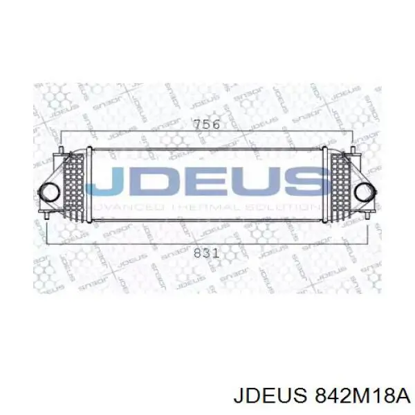 Интеркулер 842M18A Jdeus