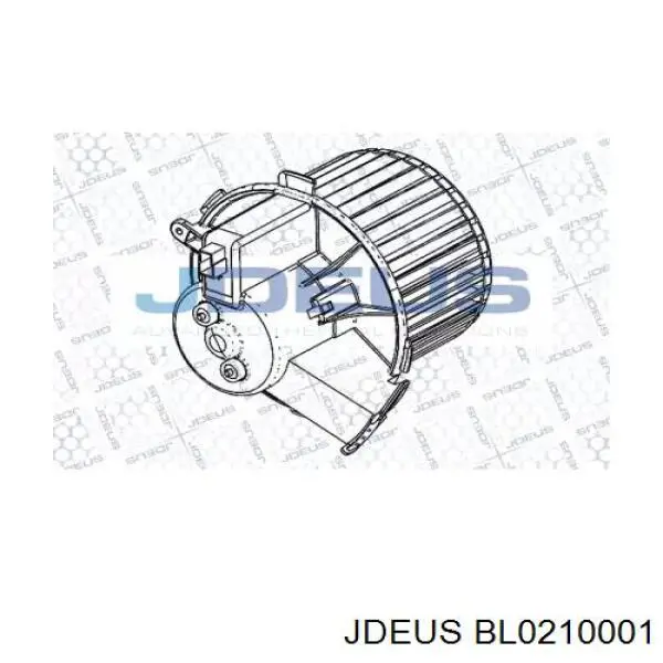 Вентилятор печки BL0210001 Jdeus