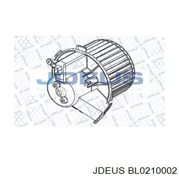 Вентилятор печки BL0210002 Jdeus