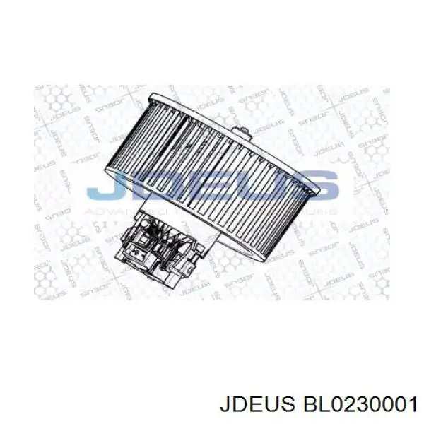 Корпус вентилятора печки BL0230001 Jdeus