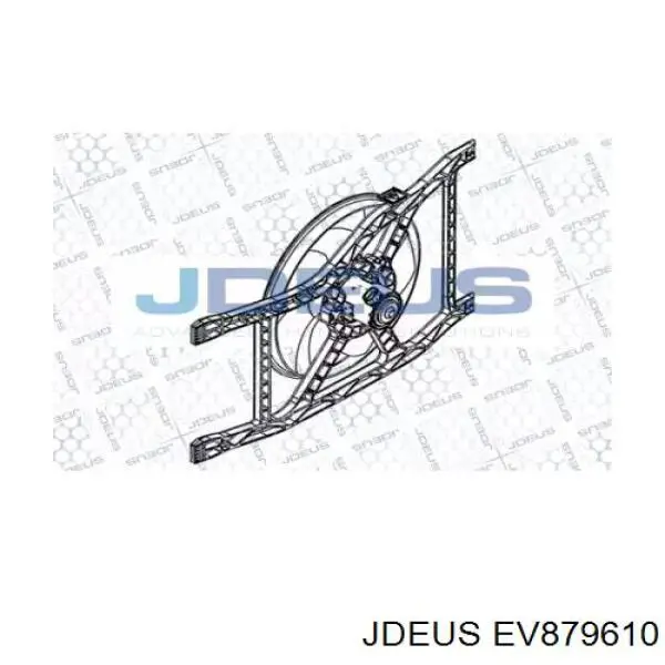 Электровентилятор охлаждения EV879610 Jdeus