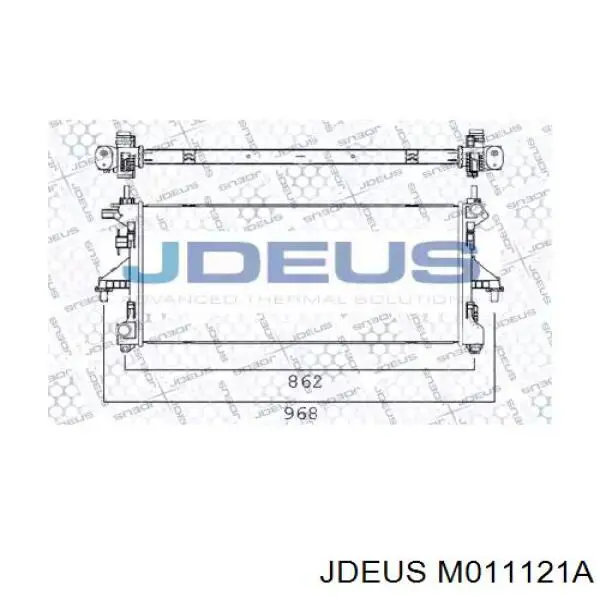 Радиатор M011121A Jdeus