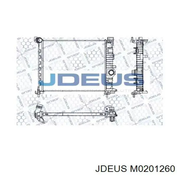 Радиатор M0201260 Jdeus