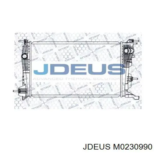 Радиатор M0230990 Jdeus