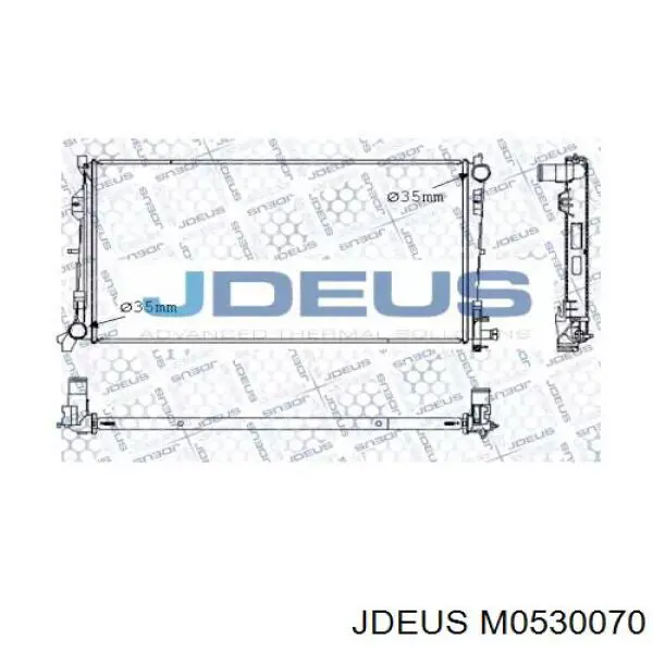 Радиатор M0530070 Jdeus