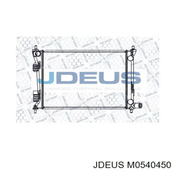 Радиатор M0540450 Jdeus