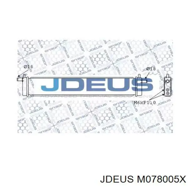 Радиатор M078005X Jdeus