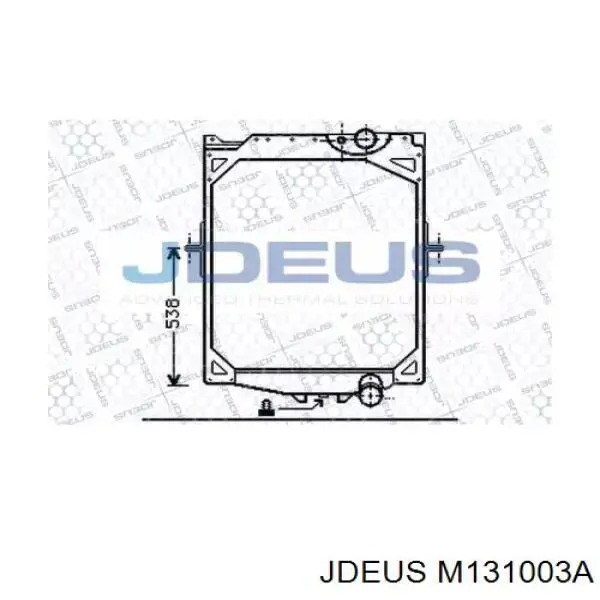 Радиатор M131003A Jdeus