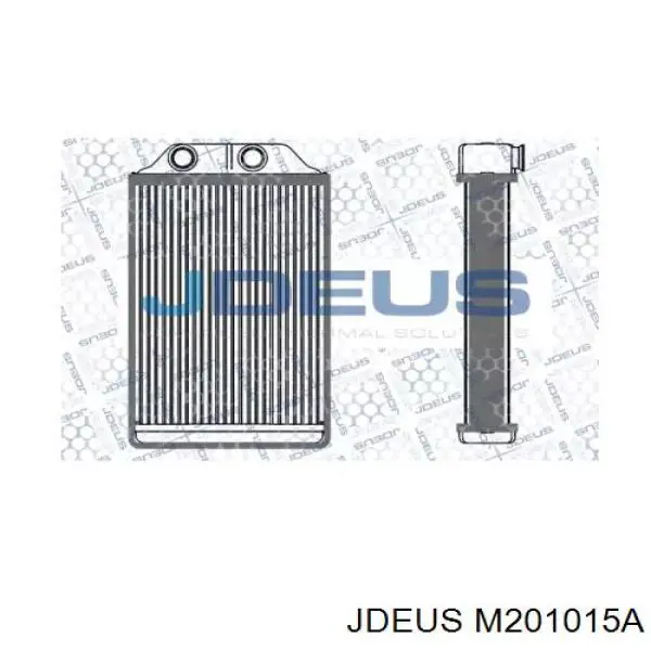 Радиатор печки M201015A Jdeus