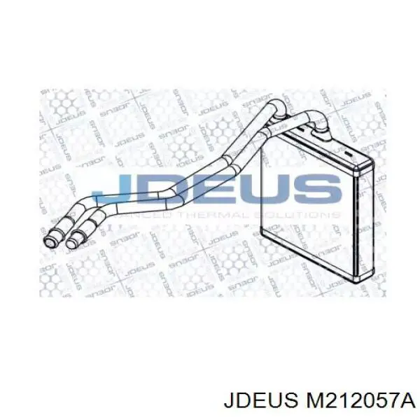 Радиатор печки M212057A Jdeus