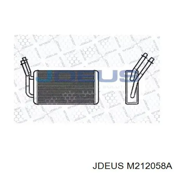 Радиатор печки M212058A Jdeus