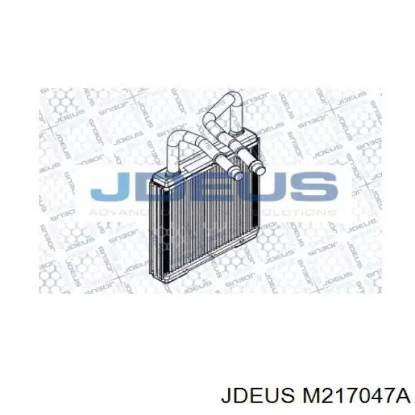 Радиатор печки M217047A Jdeus