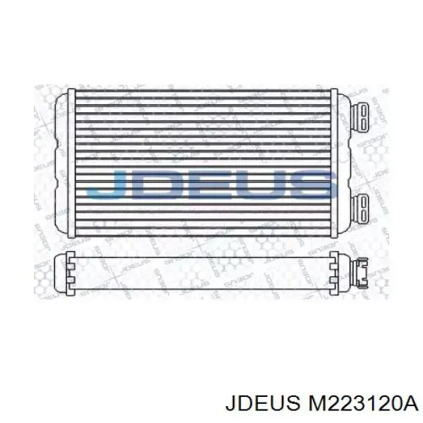 Радиатор печки M223120A Jdeus