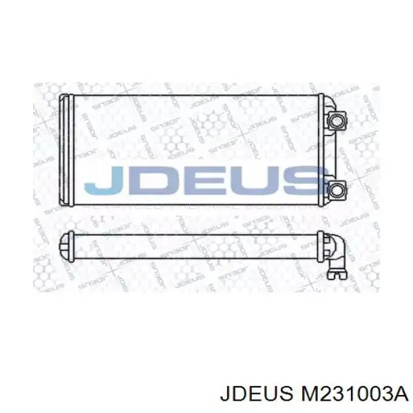 Радиатор печки M231003A Jdeus