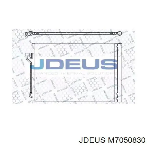 Радиатор кондиционера M7050830 Jdeus