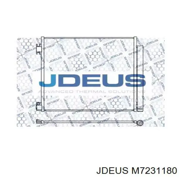 M7231180 Jdeus radiador de aparelho de ar condicionado