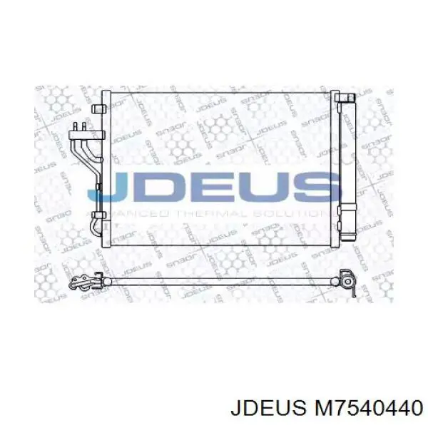 Радиатор кондиционера M7540440 Jdeus