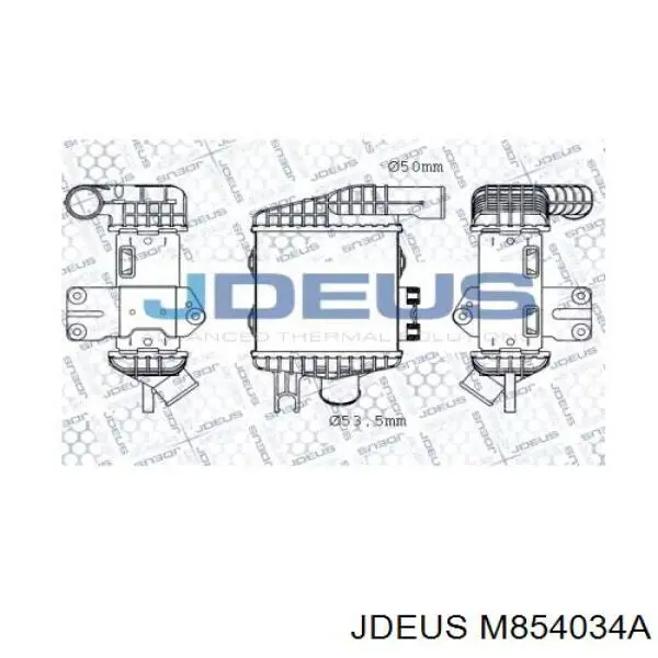 Интеркулер M854034A Jdeus