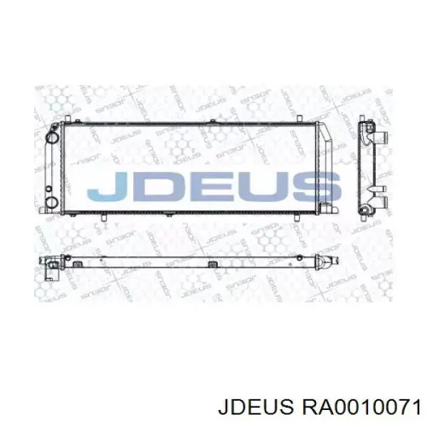 Радиатор RA0010071 Jdeus