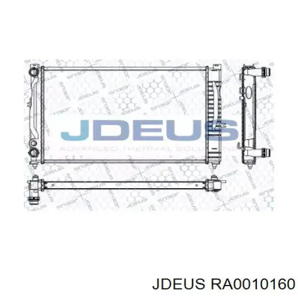 Радиатор RA0010160 Jdeus