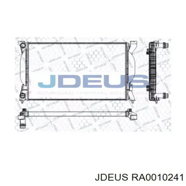 Радиатор RA0010241 Jdeus