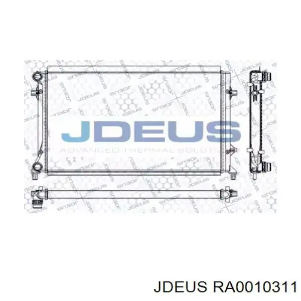 Радиатор RA0010311 Jdeus