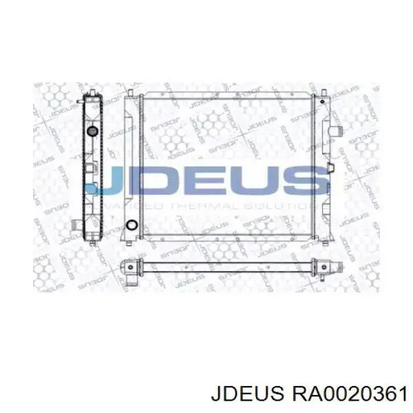 Радиатор RA0020361 Jdeus