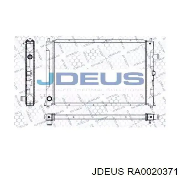 Радиатор RA0020371 Jdeus