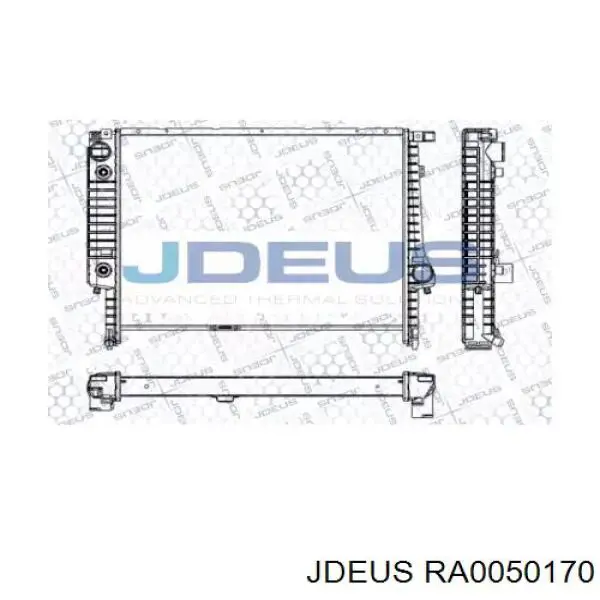 Радиатор RA0050170 Jdeus